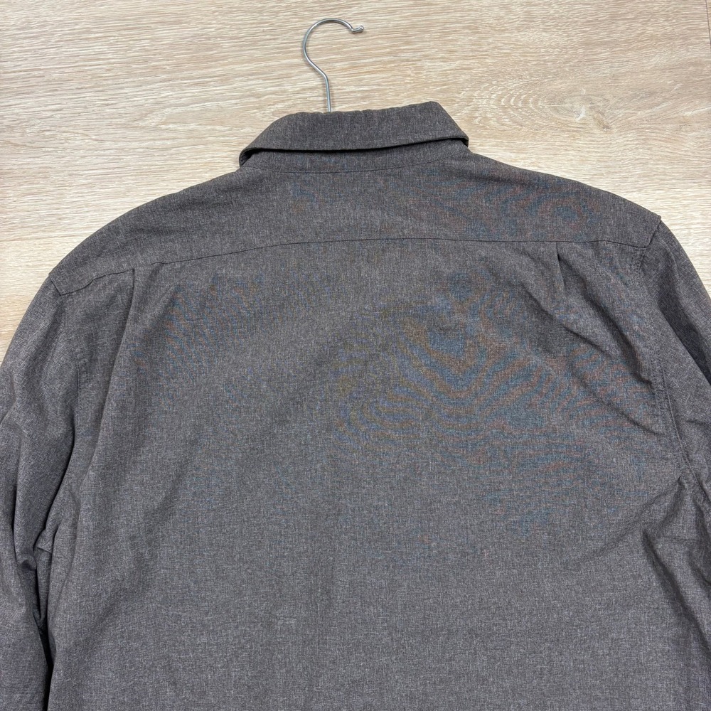 Filson Long Sleeve Button Down Shirt Men's Large Color Brown - Picture 7 of 7